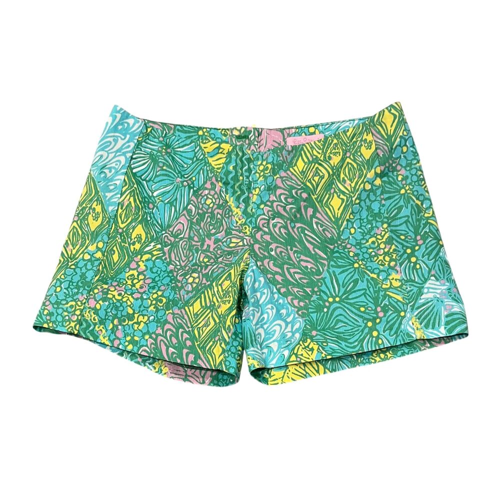Lilly Pulitzer Deenie Shorts Sun Dance Multicolor Print Sz 4